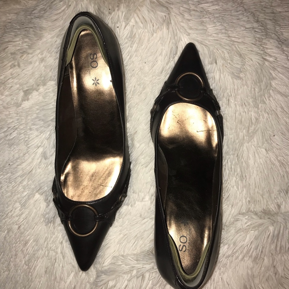 Dark brown SO heels